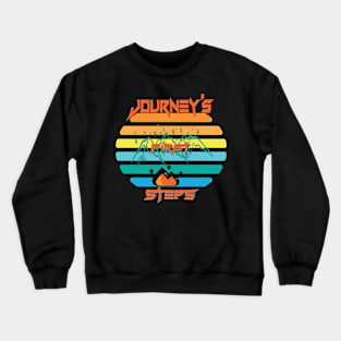 journy's first steps Crewneck Sweatshirt